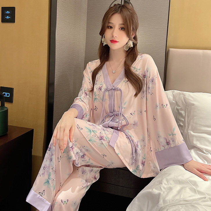 Bộ Lụa Mặc Nhà Đồ Pijama Nữ CộcTay Chất Lụa Cao Cấp Mát Mềm Mịn ELSA PIJAMA