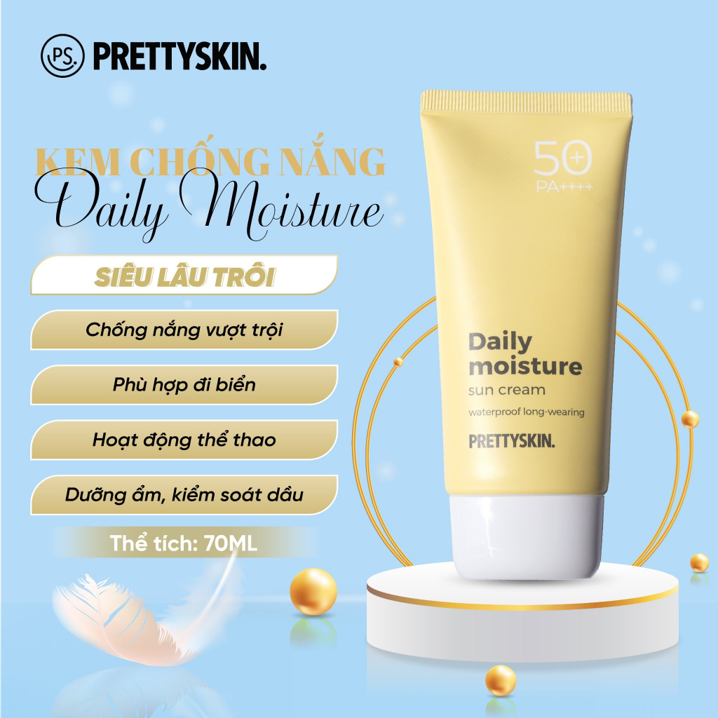 Kem Chống Nắng PrettySkin Sun Cream SPF 50+ PA++++ 70ml