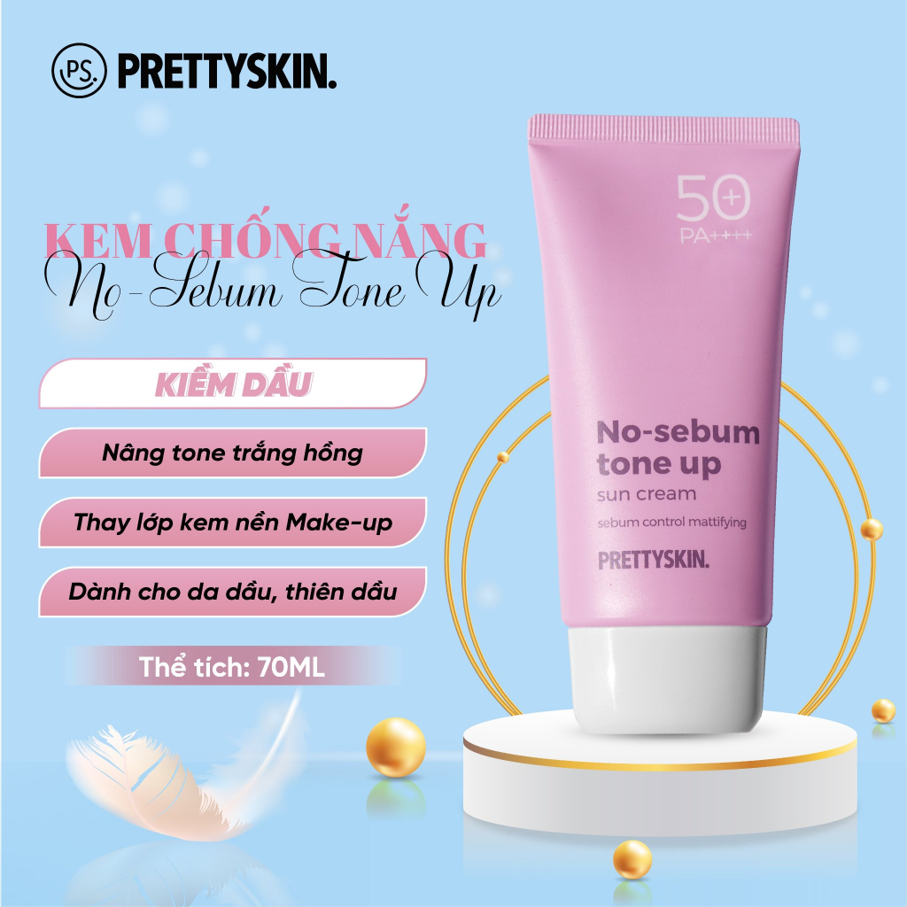 Kem Chống Nắng PrettySkin Sun Cream SPF 50+ PA++++ 70ml