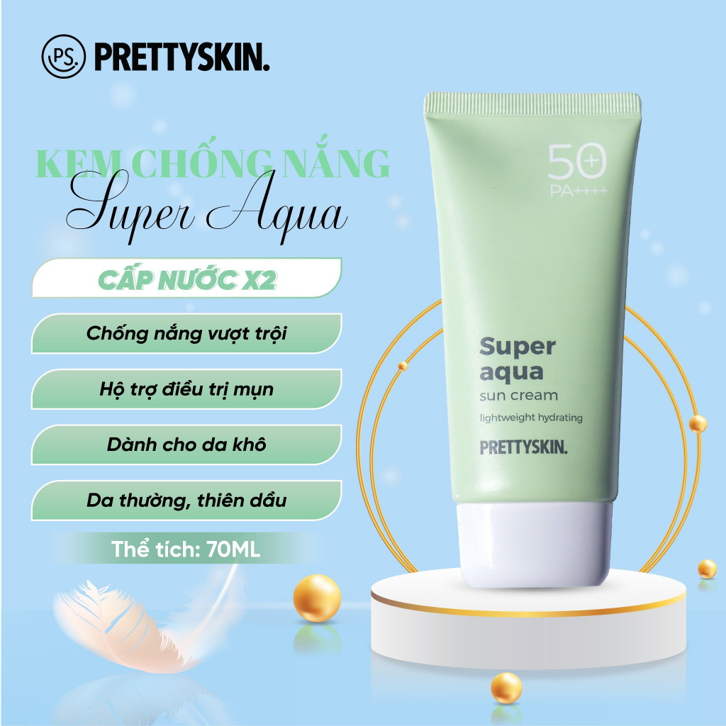 Kem Chống Nắng PrettySkin Sun Cream SPF 50+ PA++++ 70ml