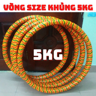 Vòng lắc giảm eo song mây chập 3 Size khủng nặng 5kg giúp giảm mỡ bụng nhanh hiệu quả PK