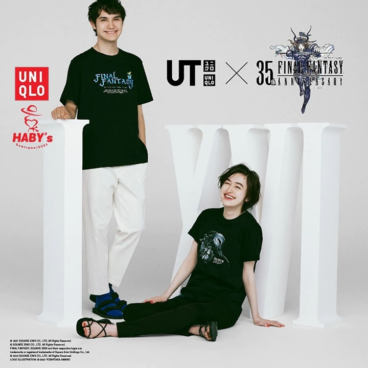 UNIQLO👐JAPAN_Áo phông UT (Nam/Nữ) họa tiết UT Tate/Final Fantasy 35th Anniversary ngắn tay 💘