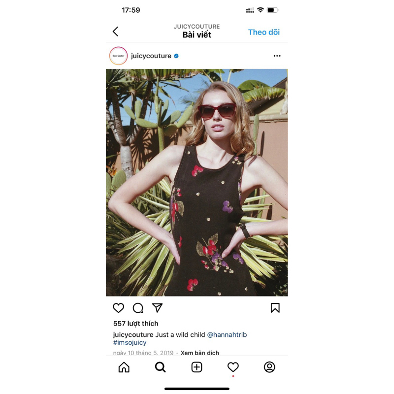 Đầm Juicy Couture xịn