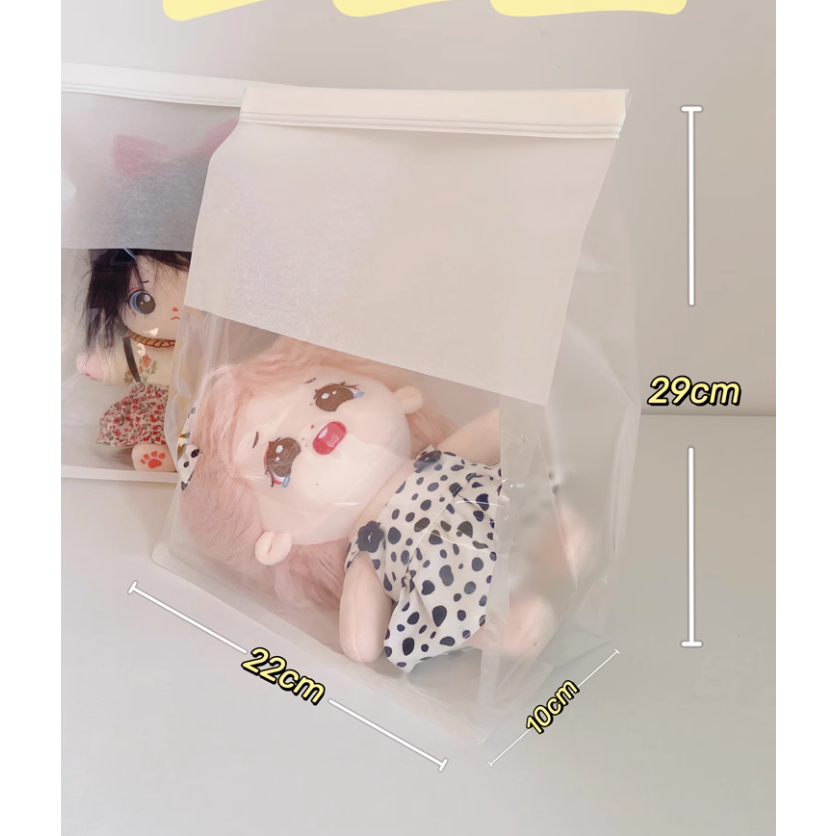 Túi zip đựng outfit xinh xắn - Túi bánh mì đựng doll xinh xắn