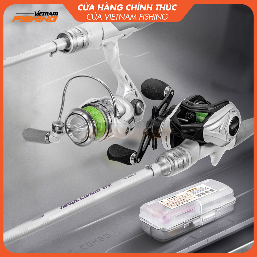 Cần Câu Lure MSS Magic Combo - Cần Máy Đứng
