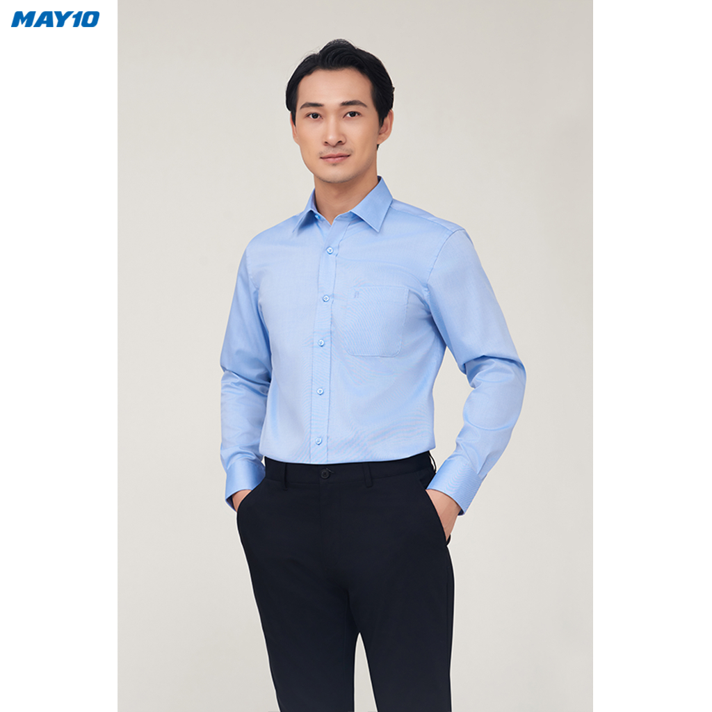 Sơ mi nam dài tay May 10 form Regular mã 010123107OL 33