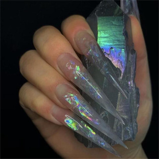 SET FOIL DÁN MÓNG THỦY TINH DIY (10 cuộn)
