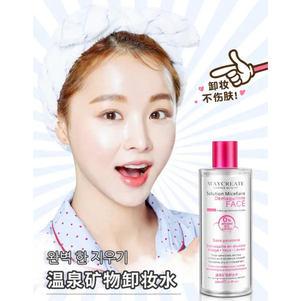 Nước Tẩy Trang Maycreate Gather Beauty Nhẹ Dịu Sạch Sâu 300ml Nội Địa Trung