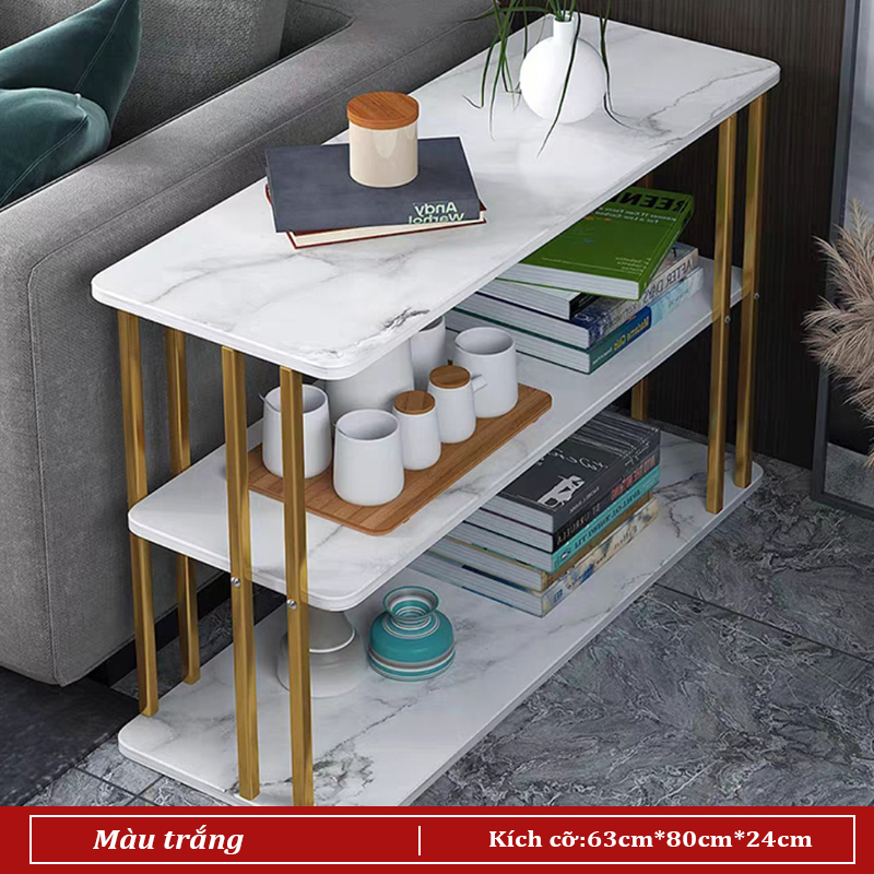 Bàn Nhỏ Cạnh Ghế Sofa/ Đầu Giường Làm Kệ Trang Trí, Để Đồ, Bàn Đọc Sách Phù Hợp Cho Trẻ Nhỏ, Sinh Viên, Căn Hộ Nhỏ