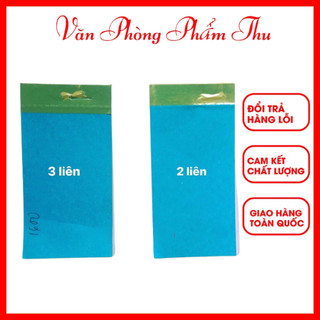 Combo 20 cuốn cùi xé 2 liên và 3 liên không in nội dung