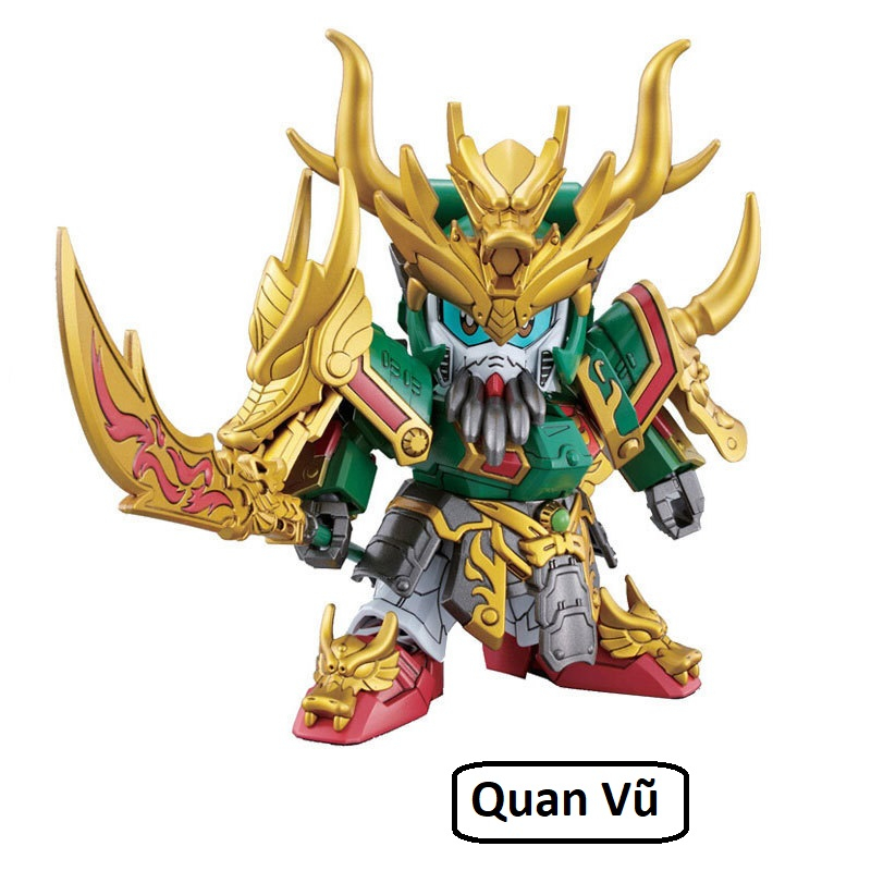 Mô hình Gundam SD Tam Quốc Quan vũ - Gundam Sangokuden Guan Yu
