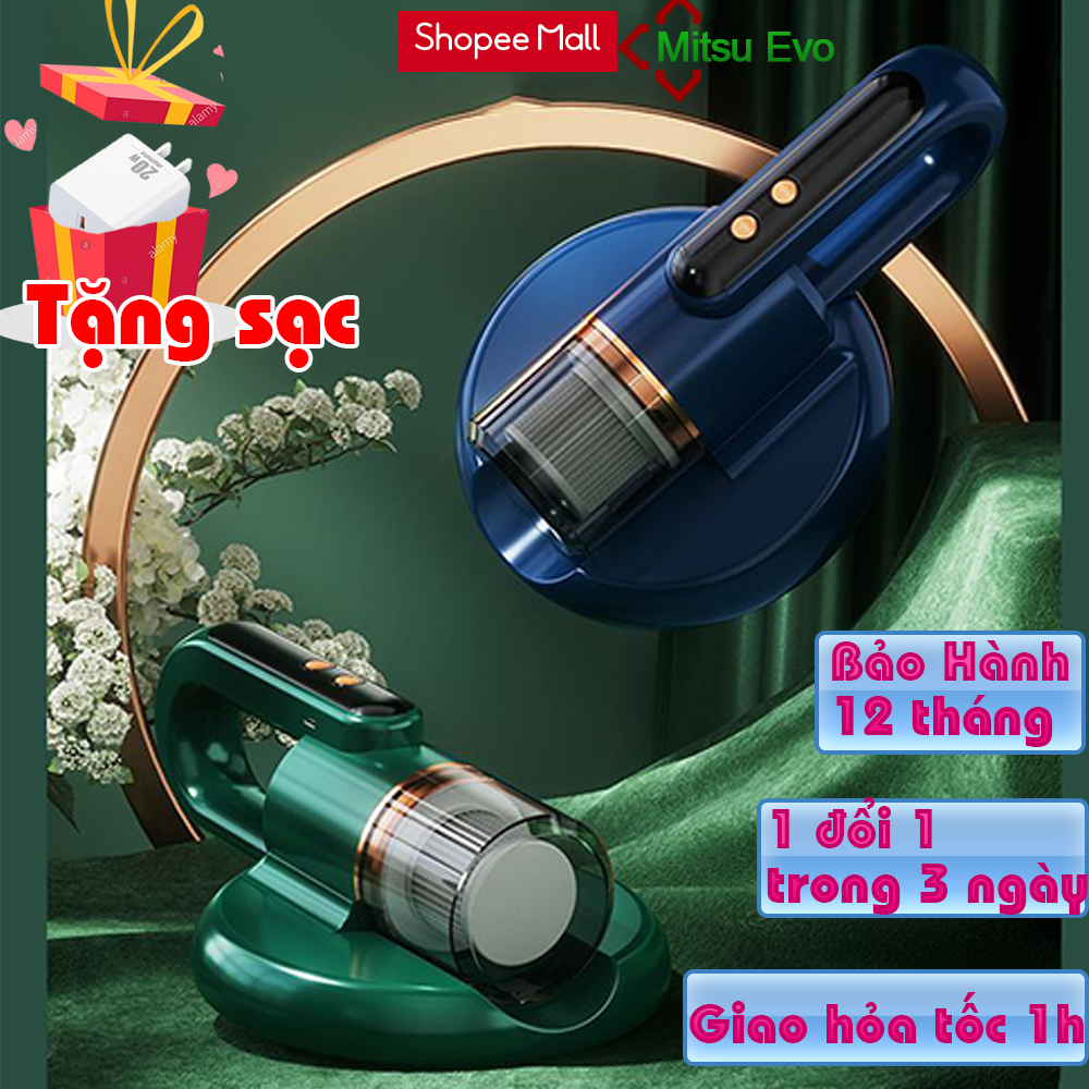 Máy Hút Bụi MitsuEvo Cực Mạnh Sử Dụng Tia UV Tiêu Diệt 99,9% Vi Khuẩn