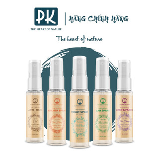 Xịt thơm phòng khử mùi tinh dầu thiên nhiên cao cấp PK 30/100ml - khử trùng, sạch vi khuẩn phòng ngủ, nhà vệ sinh,ô tô
