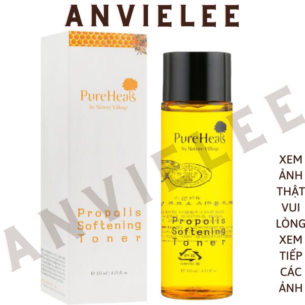Toner Dưỡng Da Bóng Khỏe Chiết Xuất Keo Ong Pureheals Propolis Softening Toner 125ml