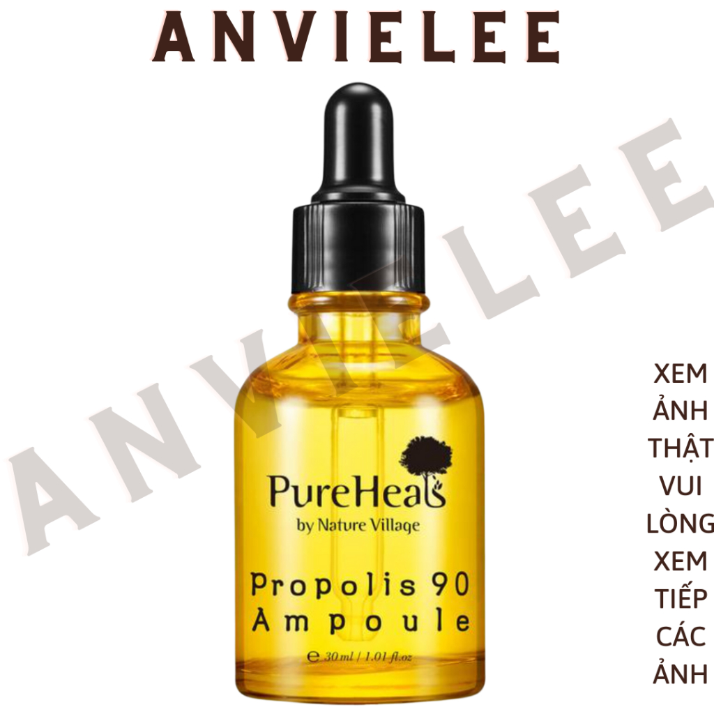 Tinh Chất Dưỡng Da Bóng Khỏe Chiết Xuất Keo Ong Pureheals Propolis 90 Ampoule 30ml