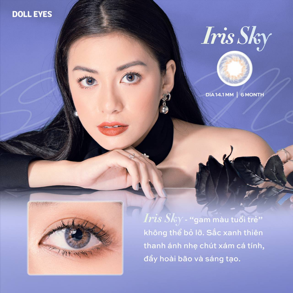Kính áp tròng DOLL EYES IRIS - ShaDow Me Collection 14,0mm
