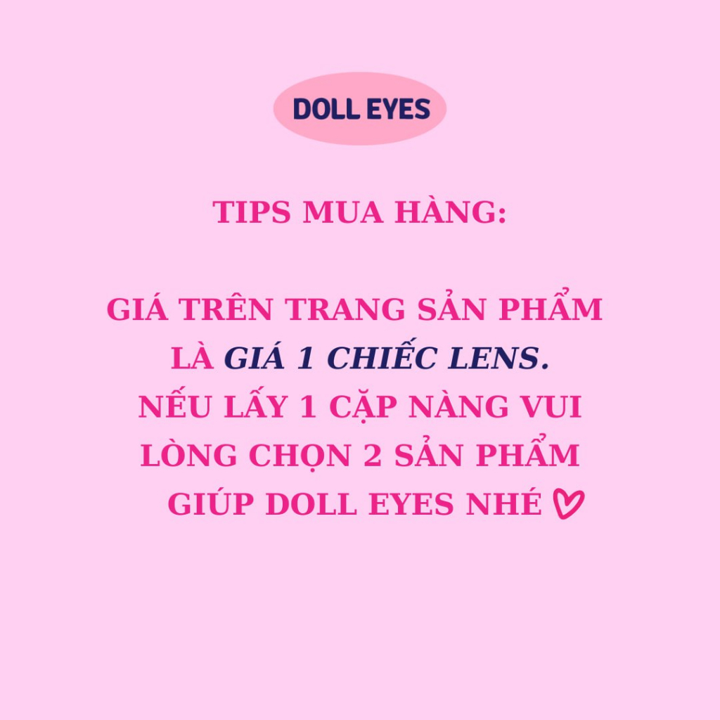 Kính áp tròng DOLL EYES Hot Chic 14,2mm - Limited Edition