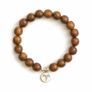 Vòng tay trầm hương tóc núi 12 cung hoàng đạo 8mm bạc may mắn tài lộc tình duyên phong thủy Udum