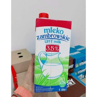Sữa tươi nguyên kem không đường Mleko Ba Lan