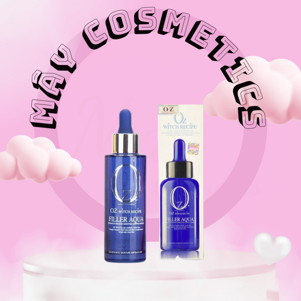Serum Filler Aqua Kết Hợp Peptide Oz Witch Recipe - Căng Bóng Dưỡng Ẩm Da 60ml