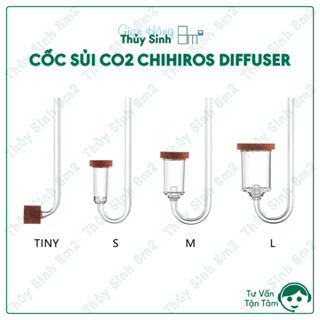   Gốm Xịn  Sủi CO2 Chihiros | Sủi Gốm CO2 | Trộn CO2 Cho Hồ Thủy Sinh | 8m2 