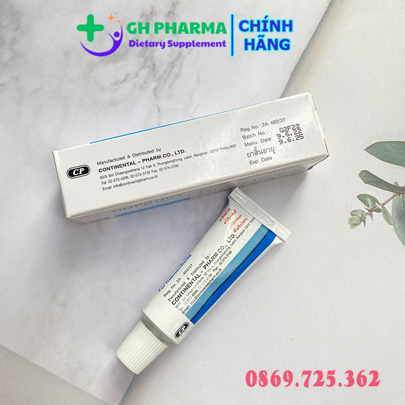 Kem Bôi Trĩ Nội, Ngoại, Ngứa Hậu Môn 10gram Doproct Ointment For Haemorrhoids Thái Lan