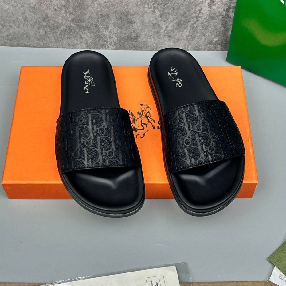 Dép quai ngang DI.OR dành cho nam hot nhất hè 2023 full bil vs box!