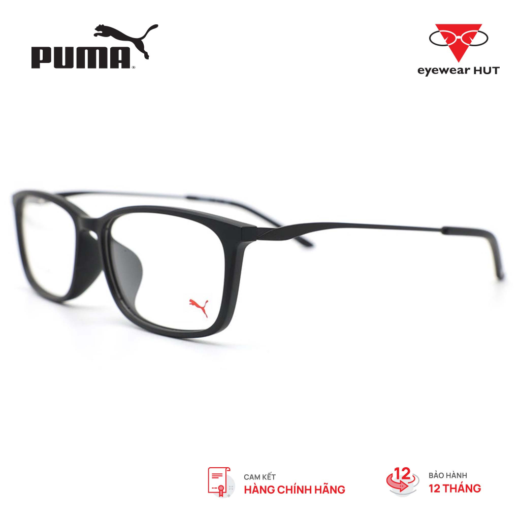 Kính Gọng Nam chính hãng Puma (F) PE0166OA_55 phong cách Cơ bản kiểu dáng Vuông