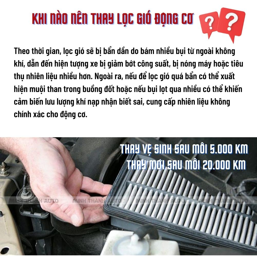 Lọc gió động cơ xe Mitsubishi Xpander 2018-2022 . Air filter MINH THÀNH AUTO