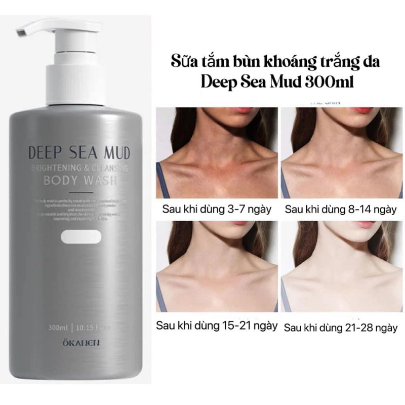 SỮA TẮM BÙN NÚI BIỂN SÂU DEEP SEA MUD 300ml