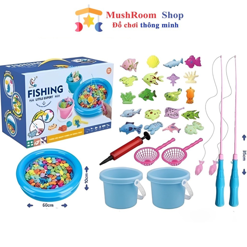 Đồ chơi câu cá MushRoom cho bé