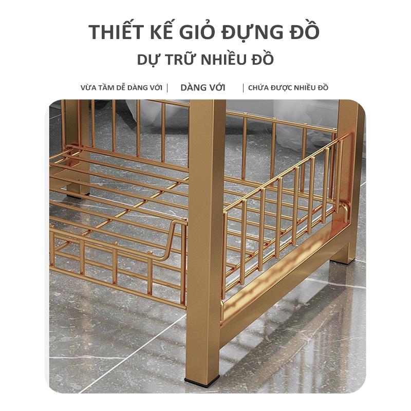 Bàn Trà Bên Sofa Kệ Để Đồ Thiết Kế 2/3 Tầng Decor Nội Thất Ngồi Nhà Phòng Khách