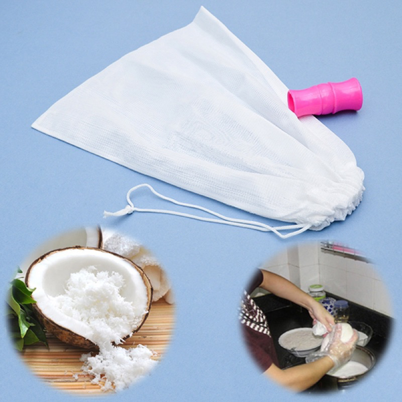 Túi Vải Lọc Đa Năng Lọc Bã, Lọc Trà Sữa , Lọc Sữa Hạt 36x26cm