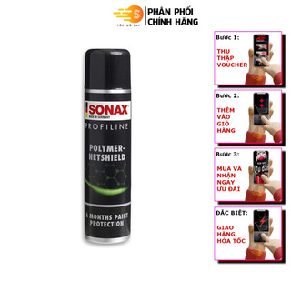 Chai xịt nano bảo vệ toàn diện mặt sơn xe Polymer Netshield Xtreme Sonax 223300 340ml - Không ăn mòn sơn