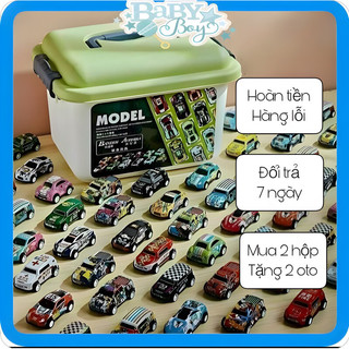 Set 48 ô tô kèm hộp đựng cho bé _ baby boy store