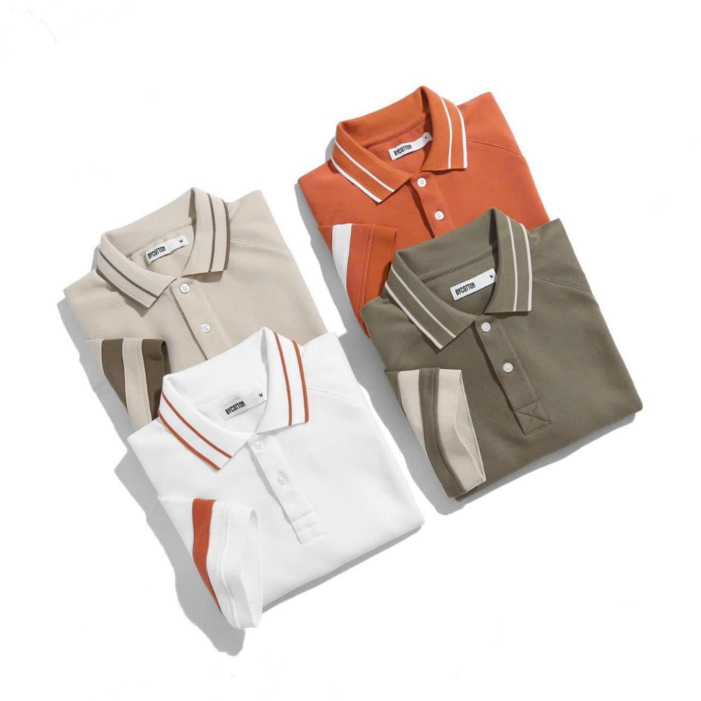 Áo polo nam nữ vải cá sấu 4 chiều chính phẩm thoáng mát không nhăn không xù