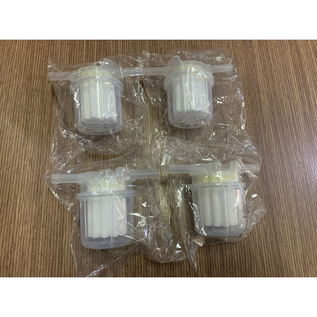 LỌC XĂNG BẰNG NHỰA CAO CẤP 2 ĐẦU THẲNG 8mm, BẮT CHO XE SUZUKI, XE BA GÁC, XR MÁY CHẾ.