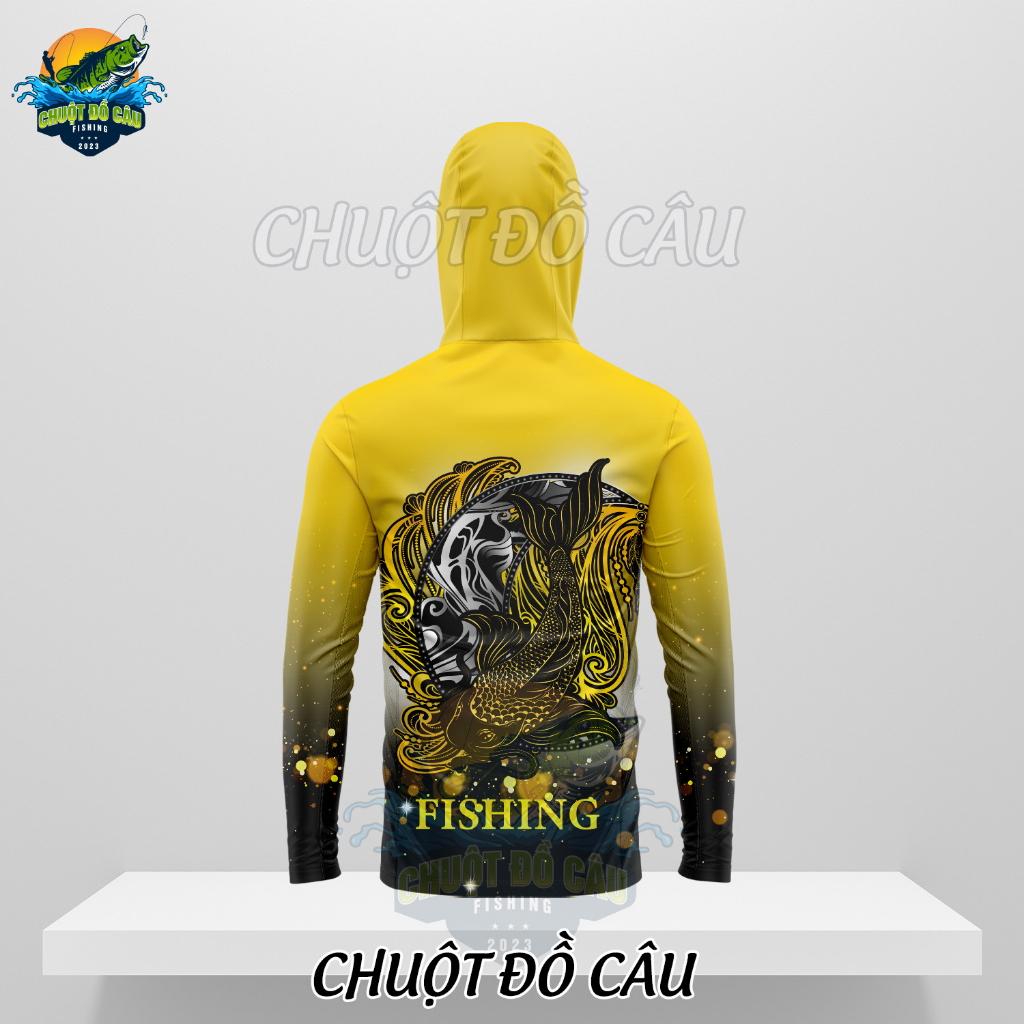 Áo khoác câu cá chống nắng KIM NGƯ vải mát