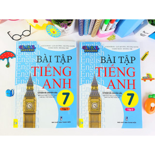 Sách - Combo 2 cuốn Bài Tập Tiếng Anh 7 Cơ Bản Và Chuyên Sâu - Theo Chương Trình Global Success - ND