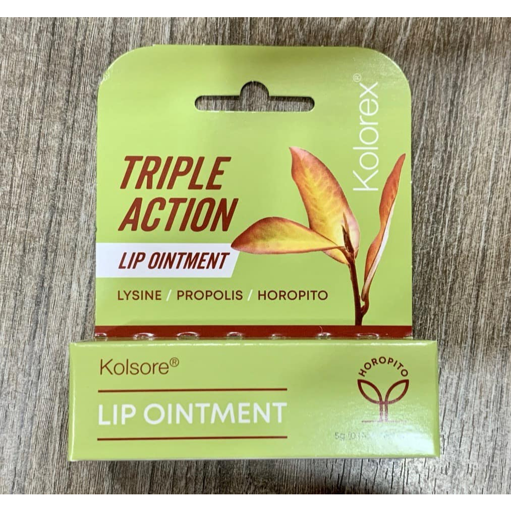 Kem Chàm Môi, Loét Môi, Nứt Nẻ Môi Herpes Môi Kolorex Kolsore Lip Care Ointment