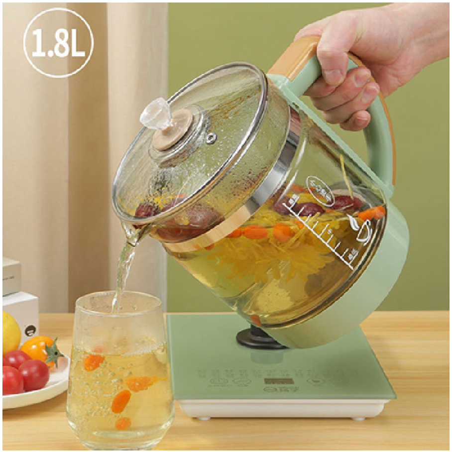Ấm pha trà 1.8L đa năng ,ấm kèm bếp siêu tiện dụng dành cho gia đình, Bảo Hành Chính Hãng