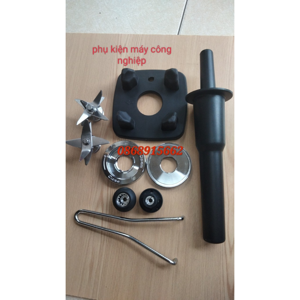 Phụ kiện máy xay sinh tố công nghiệp seoul ST2015, nhông, dao, đế đỡ, thanh mở