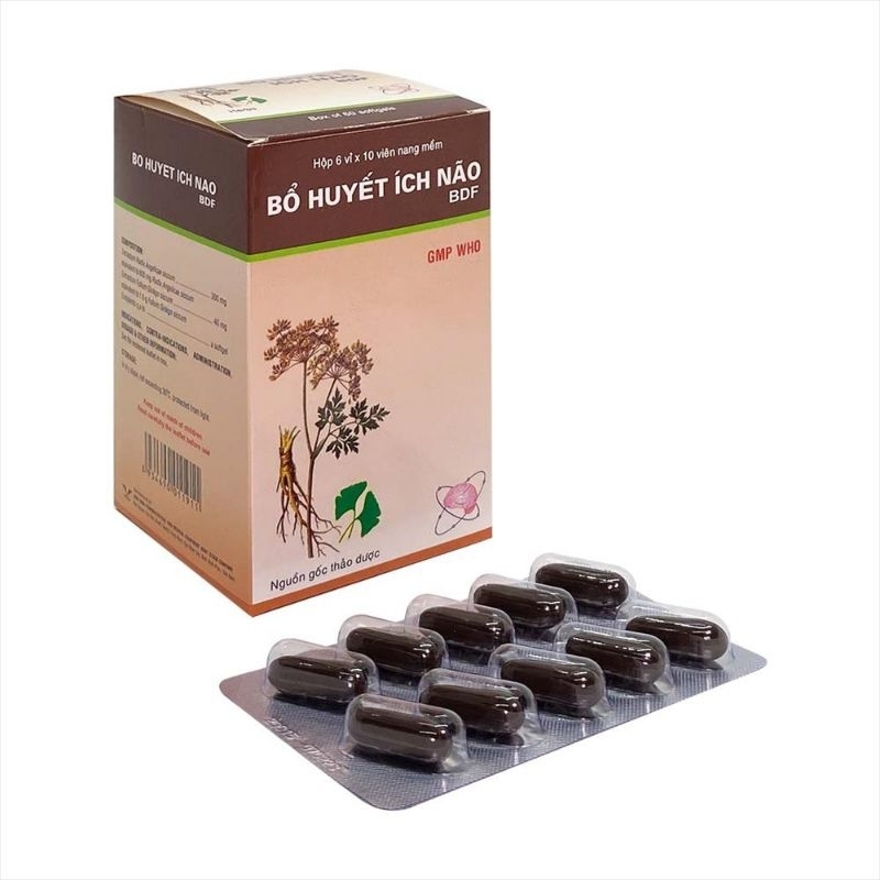 Bổ huyết ích não, hoạt huyết dưỡng não, BDF h60viên