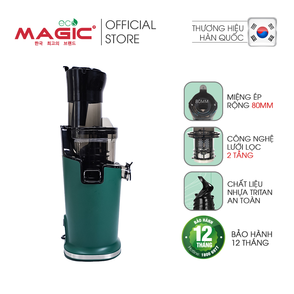 Máy ép chậm miệng rộng Magic Eco AC-134, hàng chính hãng