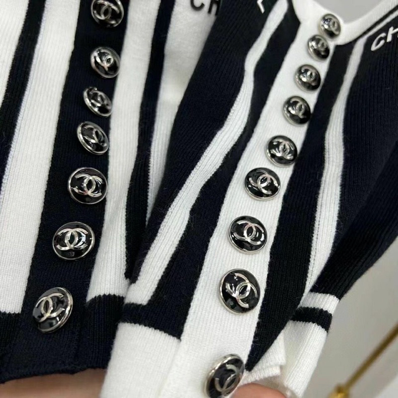 Áo Len Dệt Kim Hai Dây Cha ne