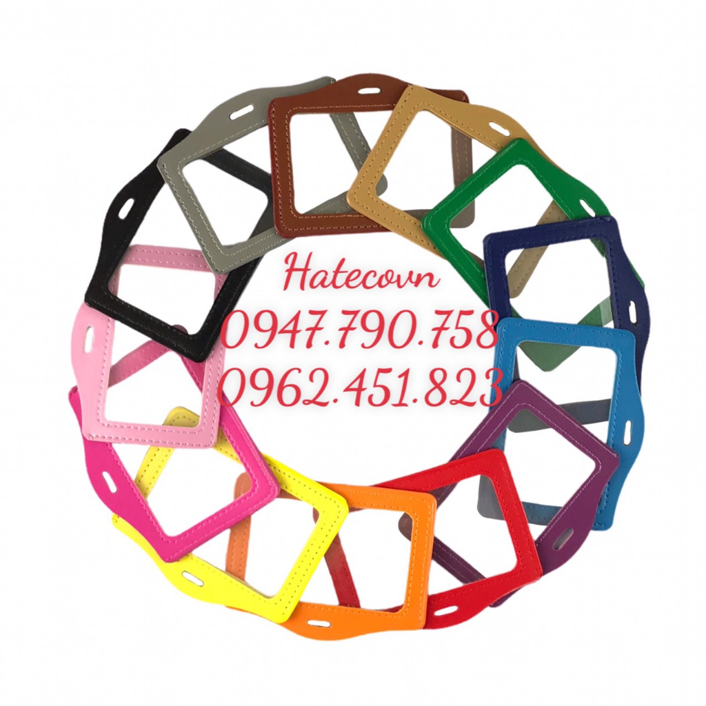 MẶT THẺ DA ĐỎ 2 MẶT NGANG - BAO ĐEO THẺ DA - 1 MẶT NGANG, DỌC HÀNG ĐẸP LOẠI 1