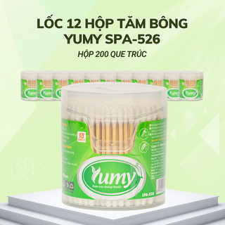 Tăm bông người lớn yumy thân trúc tb01-526 hộp 200 que