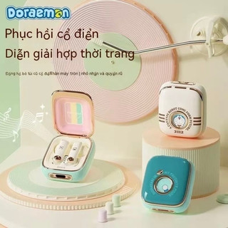 Tai nghe không dây TWS Bluetooth âm thanh stereo hình Doraemon dễ thương