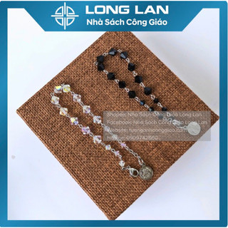 Tràng hạt, chuỗi pha lê áo cao cấp hình nón-quà tặng công giáo