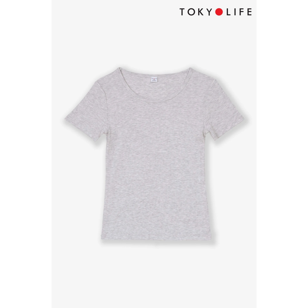 Áo T-Shirt NỮ cổ tròn dáng ôm TOKYOLIFE C9TSH503M